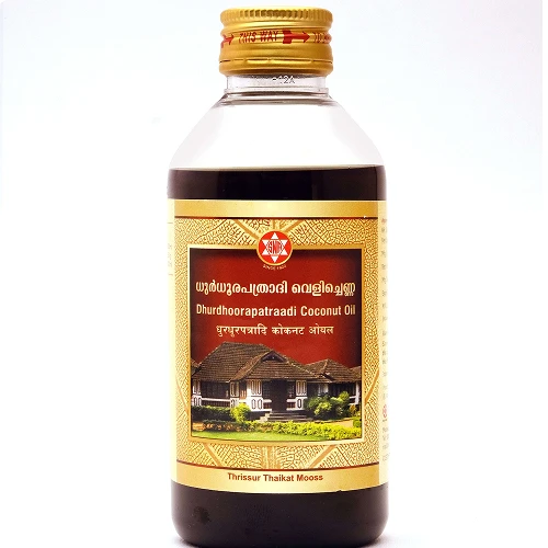SNA OUSHADHASALA Dhurdhoorapatraadi Coconut Oil Bottle of 100 ML