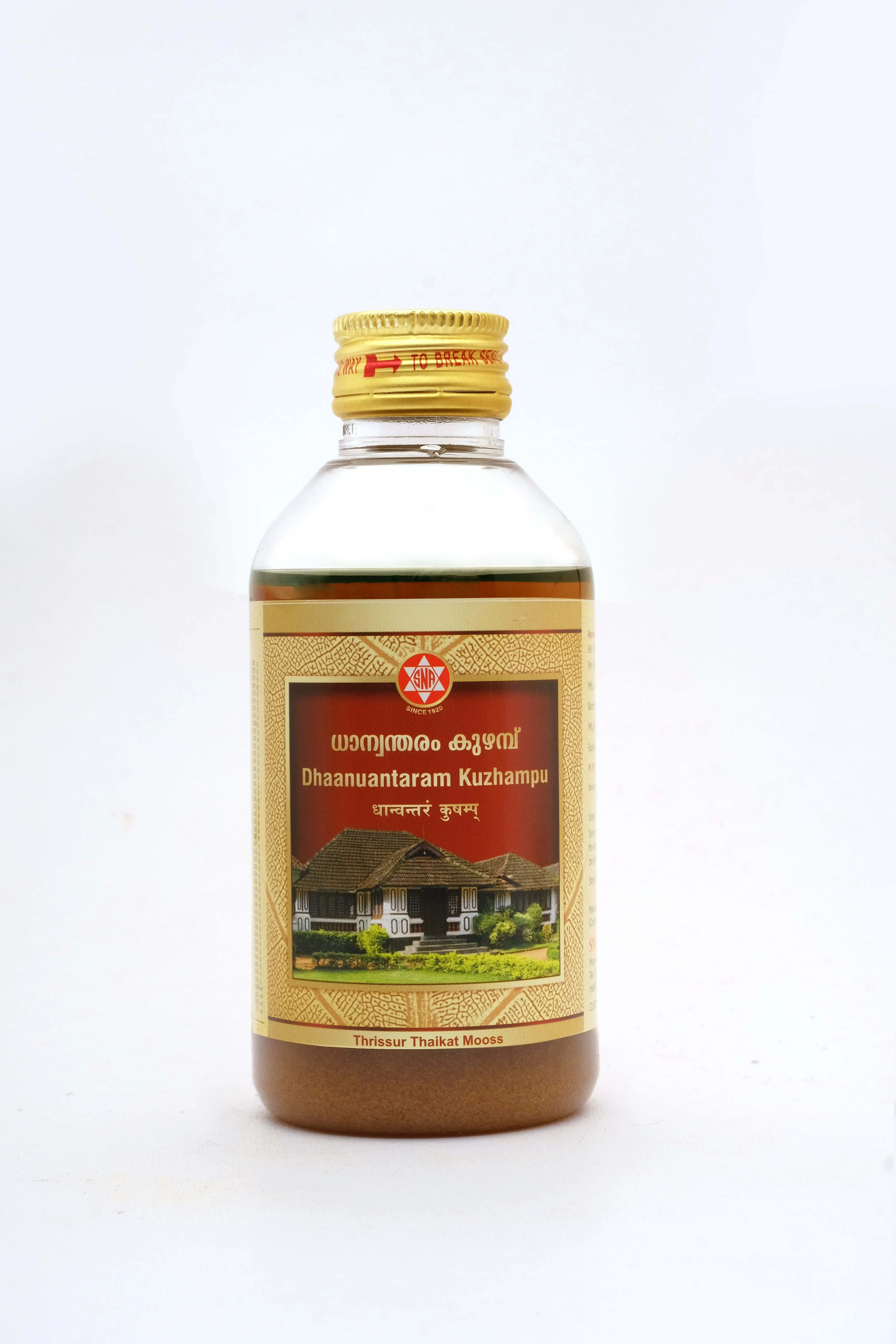 SNA OUSHADHASALA Dhaanuantaram Kuzhampu Bottle of 450 ML