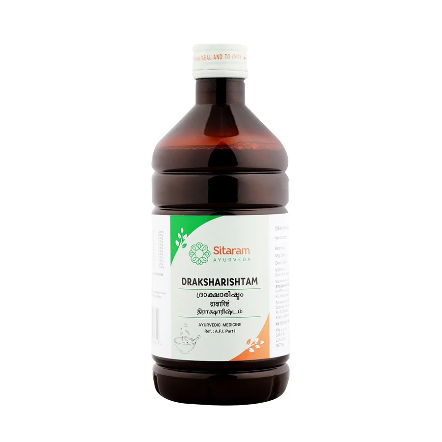 SITARAM AYURVEDA DRAKSHARISHTAM Bottle of 450 ML