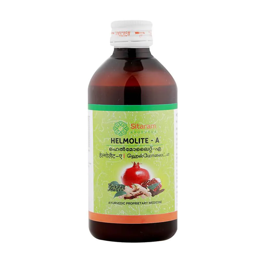 SITARAM AYURVEDA HELMOLITE A Bottle of 200 ML