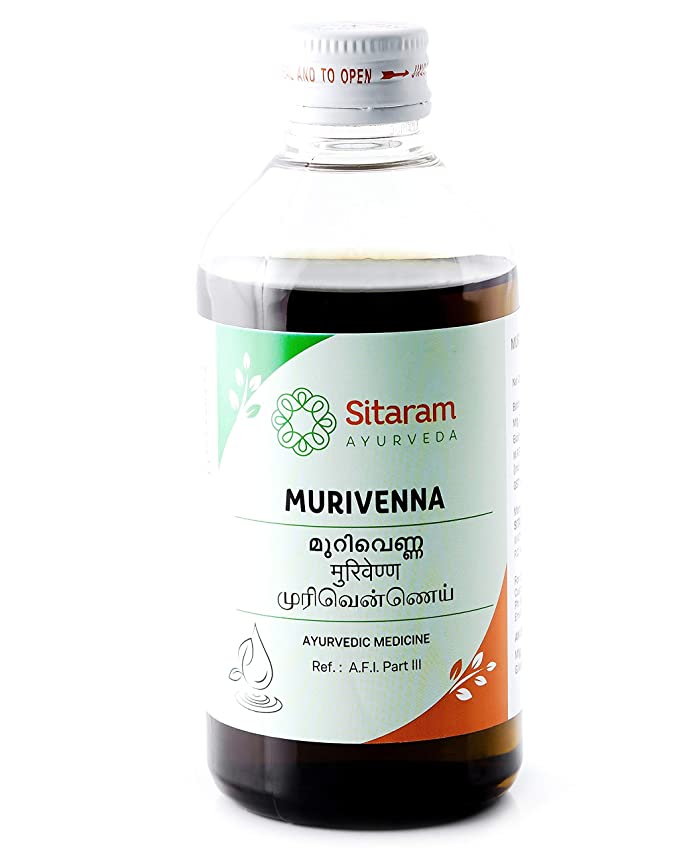 SITARAM AYURVEDA MURIVENNA OIL Bottle of 200 ML