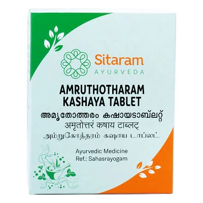 SITARAM AYURVEDA AMRUTHOTHARAM K Tab box of 50 Tablet