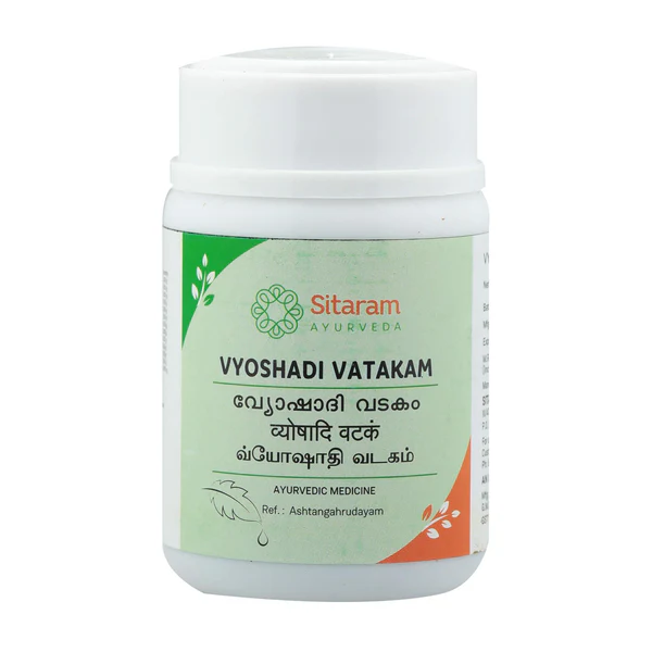 SITARAM AYURVEDA VYOSHADI VATAKAM Bottle of 50 GM
