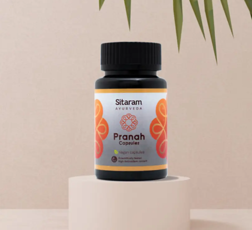 SITARAM AYURVEDA  PRANAH CAPSULE BOTTLE of 60 ML