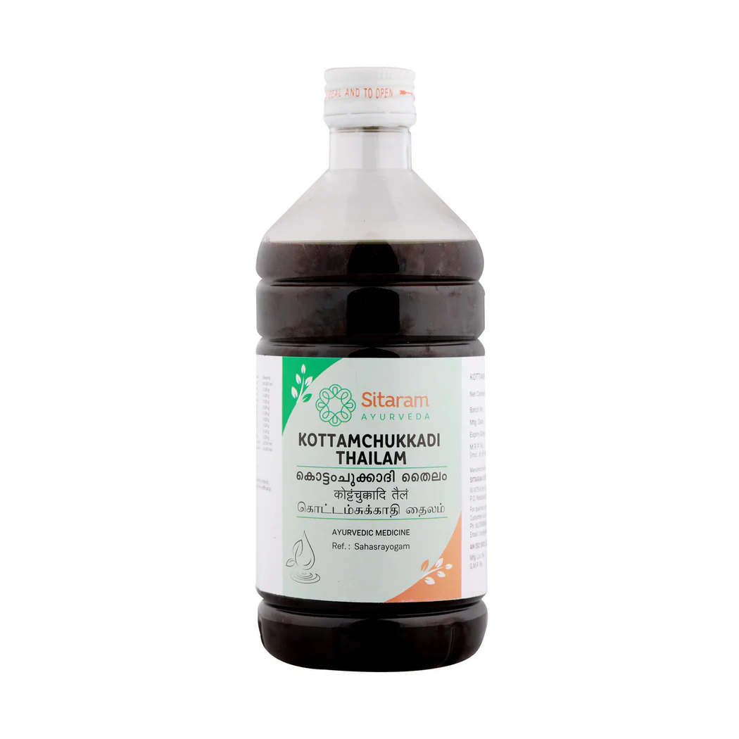 SITARAM AYURVED AKOTTAMCHUKKADI THAILAM BOTTLE of 200 ML