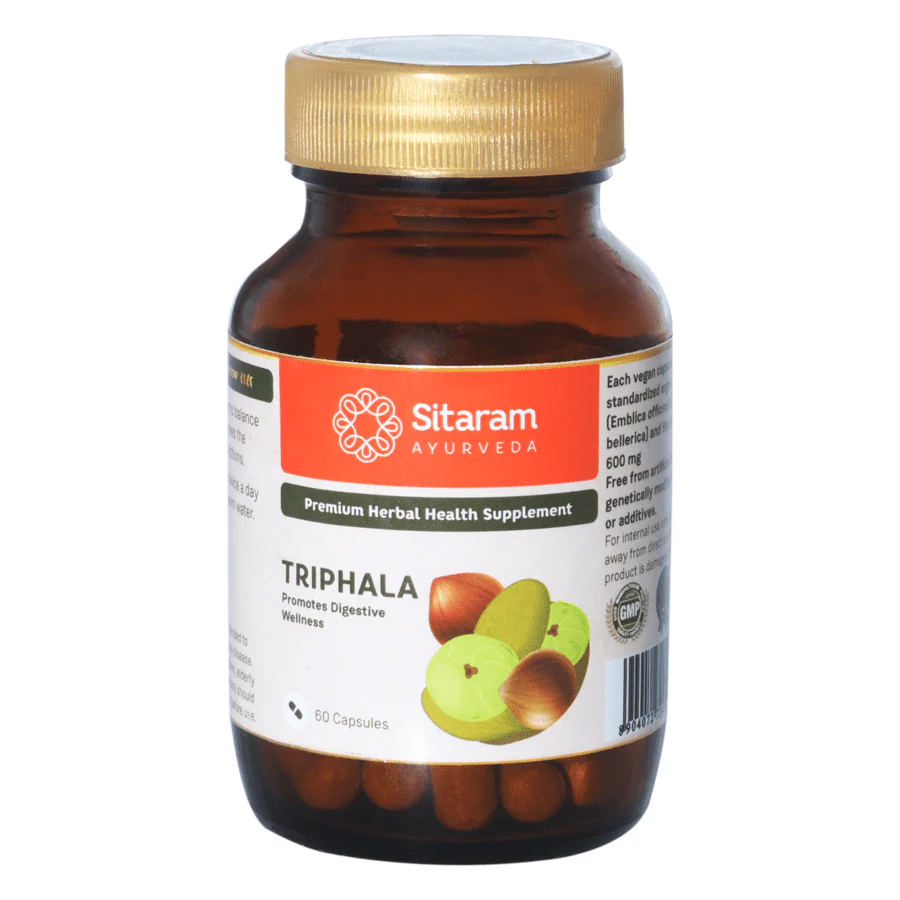 SITARAM AYURVEDA THRIPHALA CAPSULES Bottle of 60 Capsule