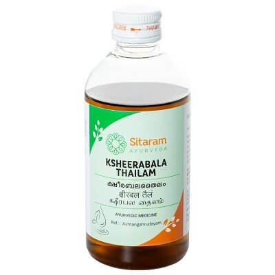 SITARAM AYURVEDA KSHEERABALA THAILAM Bottle of 200 ML