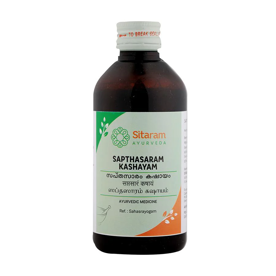 SITARAM AYURVEDA SAPTHASARAM KASHAYAM Bottle of 200 ML
