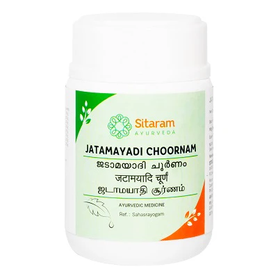 SITARAM AYURVEDA JATAMAYADI CHOORNAM Bottle of 50 GM