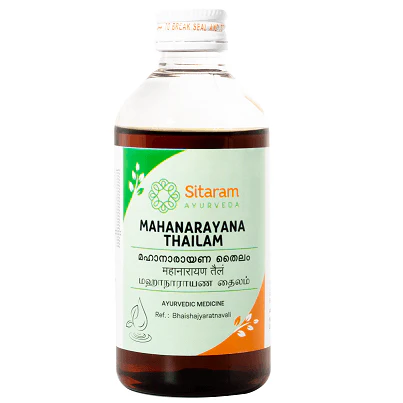 SITARAM AYURVEDA MAHANARAYANA THAILAM BOTTLE of 200 ML