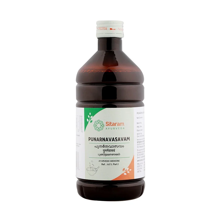 SITARAM AYURVEDA PUNARNAVASAVAM Bottle of 450 ML