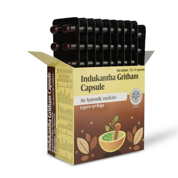 Indukantha Gritham Capsule AVP Strip of  10 Capsule