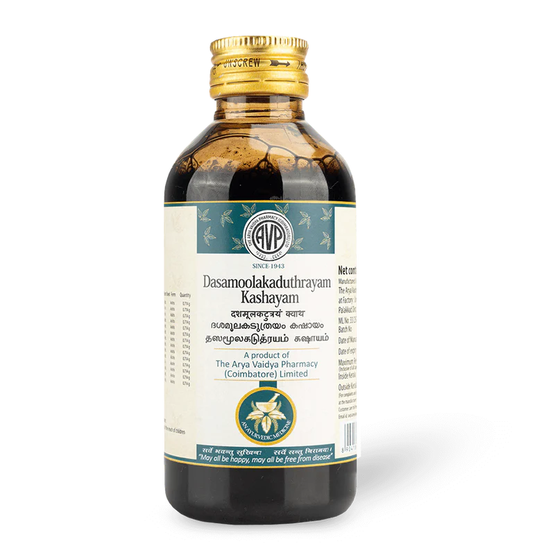 AVP Dasamoola Kaduthrayam Kashayam Bottle of 200 ML