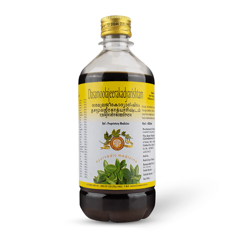 AVP Jeerakadyarishtam Bottle of 450 ML