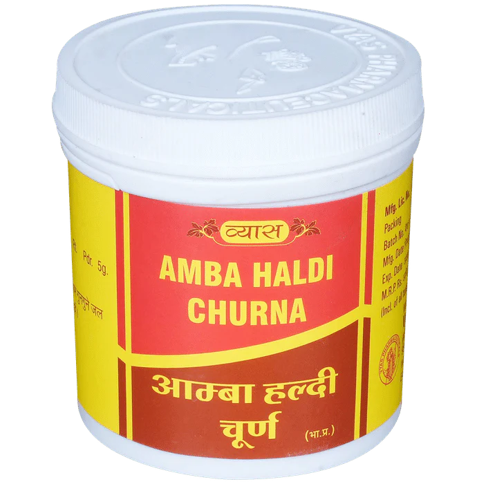 Vyas Ammba Haldi Churna Jar of 100 GM