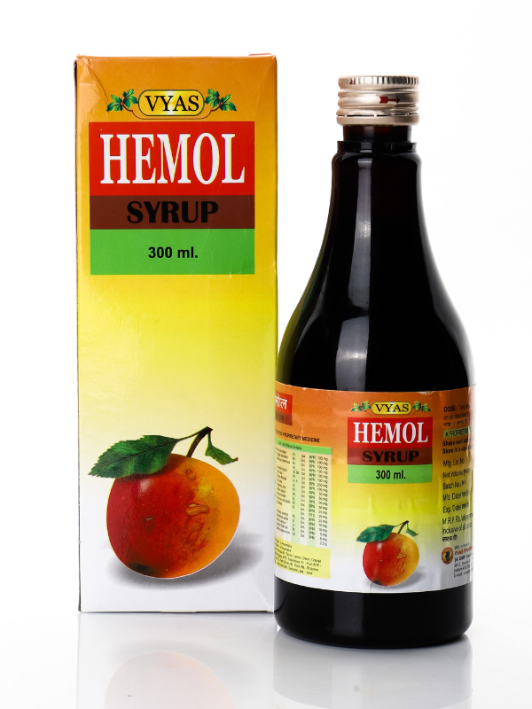 Vyas Hemol Syrup Bottle of 300 ML