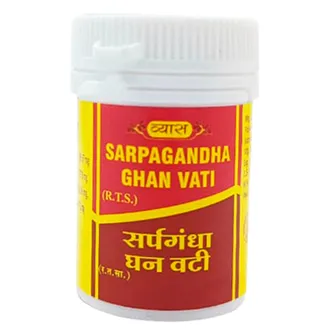 Vyas Sarpagandha Ghan Vat 40tab Jar of 40 QTY