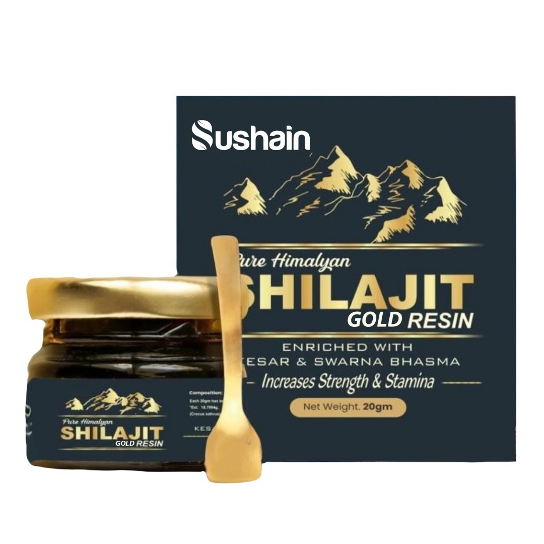 Sushain Shilajit Gold Resin Jar of  10 GM