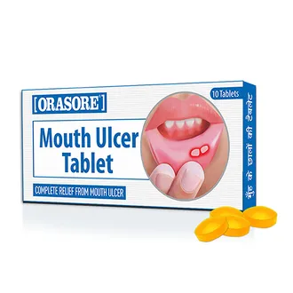 Orasore Mouth Ulcer Tablet Sachet of 10 Tablet
