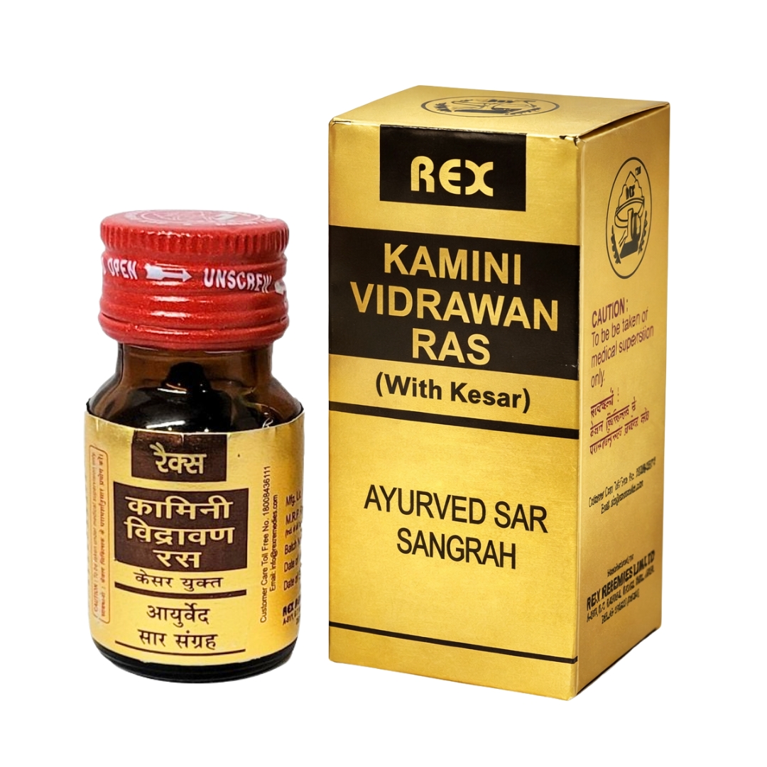 Rex Kamini Vidravan Ras With Kesar Bottle of 40 GM