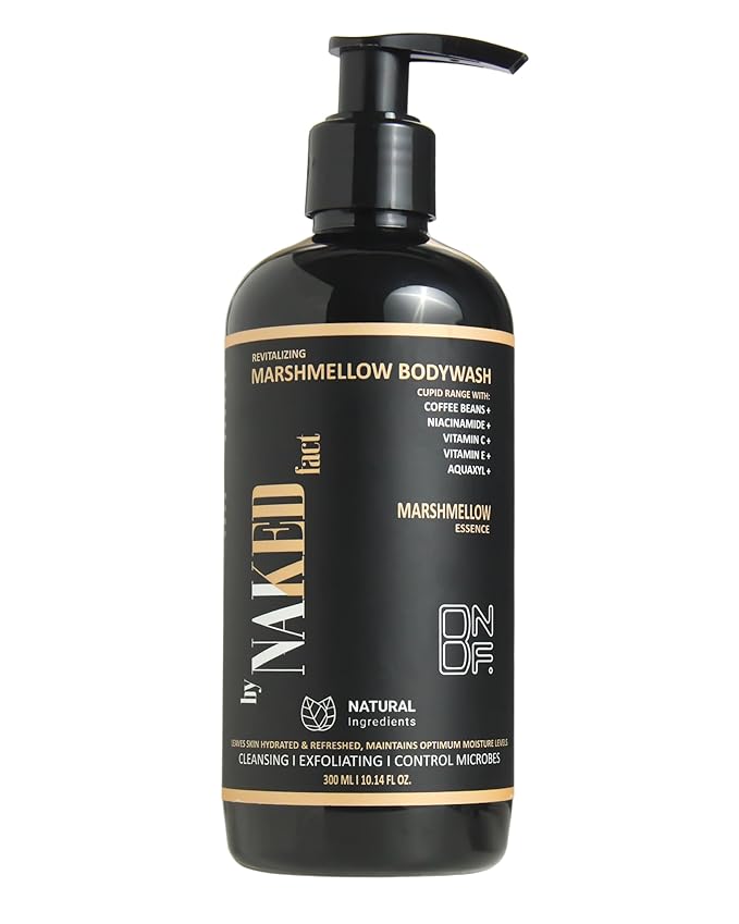 by NAKED fact Cupid Marshmallow Revitalizing Body Wash for Couples Bottlle of 300 GM