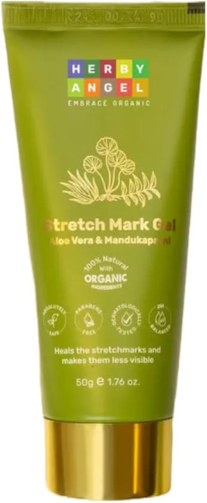 Herby Angel Stretch Marks Gel for Women for Scar Removal  50gm Tube of 50 GM