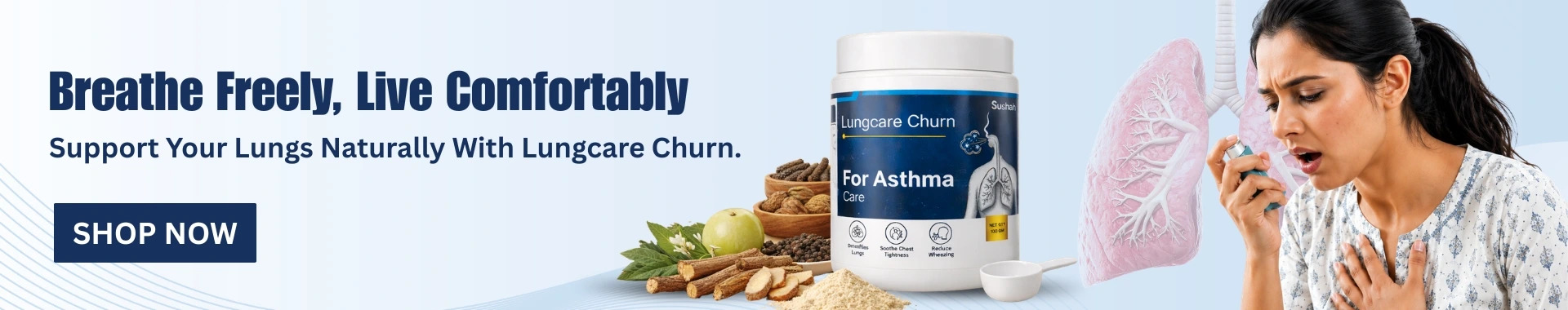 Lungcare churn for asthma care