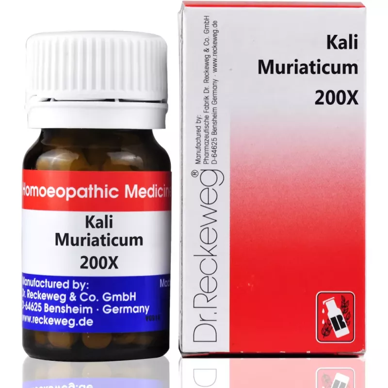 Dr Reckeweg Kali Muriaticum 200X Tablet Bottle of  20 GM