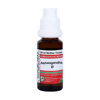 Dr Reckeweg Ashwagandha Mother Tincture Q Bottle of  20 ML