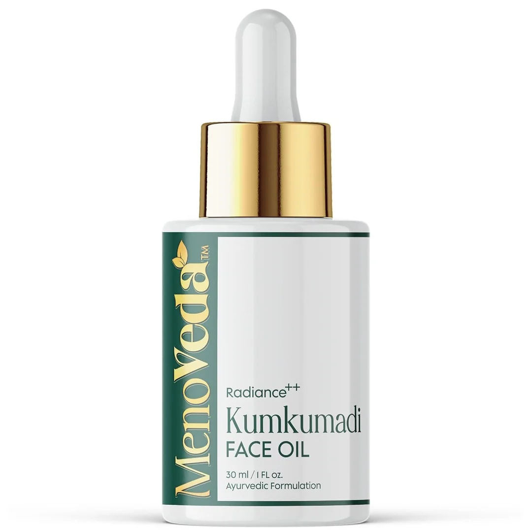 Menoveda Kumkumadi face oil for glowing skin  Reducing Pigmentation  Wrinkles and Fine Lines Bottle of 30 ML