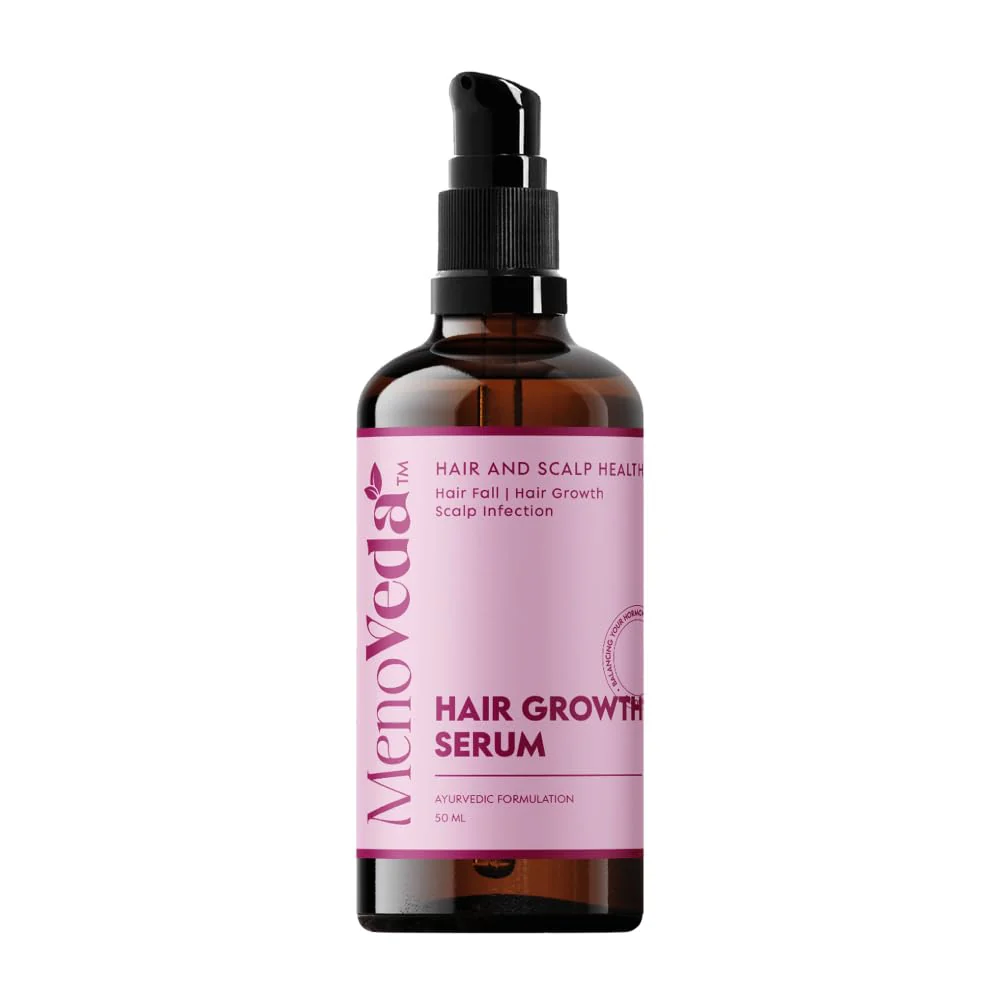 MENOVEDAS 100 Percentage Ayurvedic Hair Growth Serum Stops Hair Fall Drastically and Promotes Hair ReGrowth