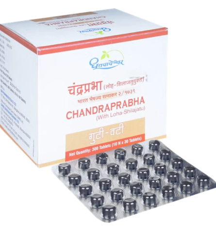Chandraprabha Gutika With Loha Shilajatu by Dhootapapeshwar