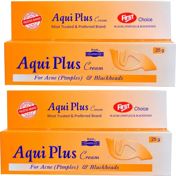 HAPDCO Aqui Plus Cream 25g Pack of 2 Tube of 50 GM