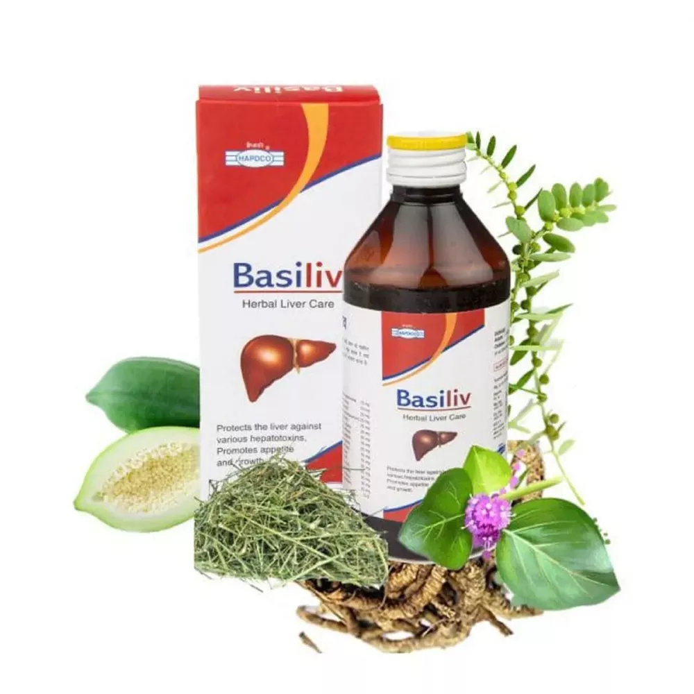 HAPDCO Basiliv Syrup Bottle of 120 ML