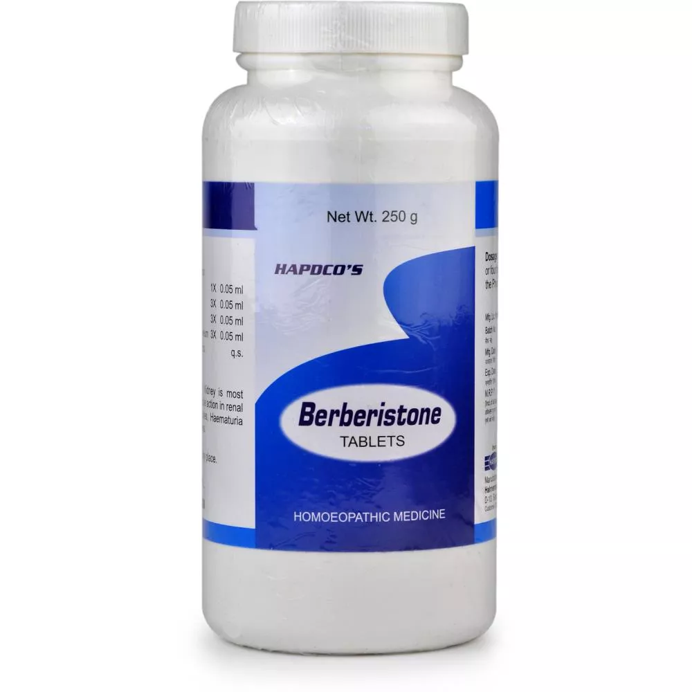 HAPDCO Berberistone Tablets Bottle of 250 GM