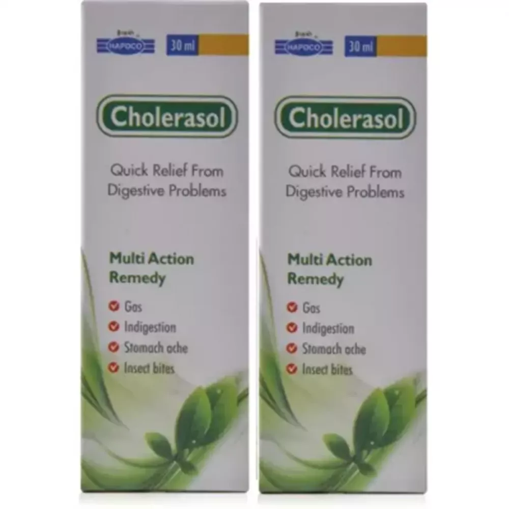 HAPDCO Cholerasol Drops 30ml Pack of 2 Bottle of 60 ML