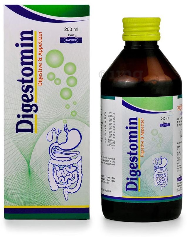 HAPDCO Digestomin Syrup Bottle of 200 ML