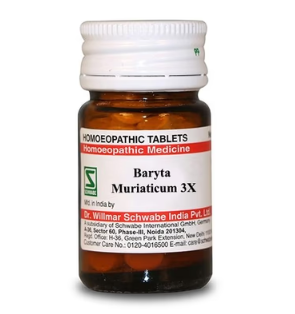 Dr Willmar Schwabe India Baryta Muriaticum Tablet 3X Bottle of  20 Tablet